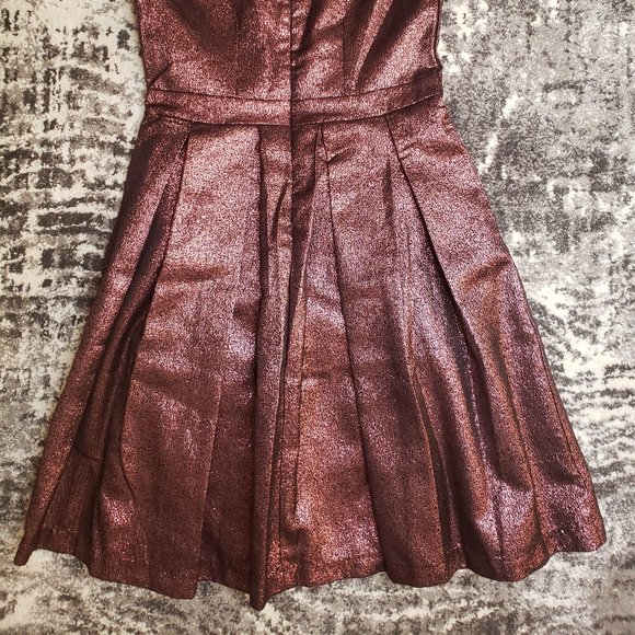George | Purple Metallic Dress - Picture 6 of 7
